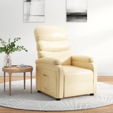 vidaXL Fauteuil verstelbaar kunstleer zwart