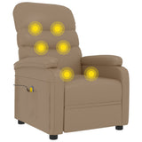 vidaXL Massagestoel kunstleer zwart