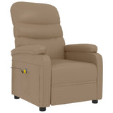 vidaXL Massagestoel kunstleer zwart