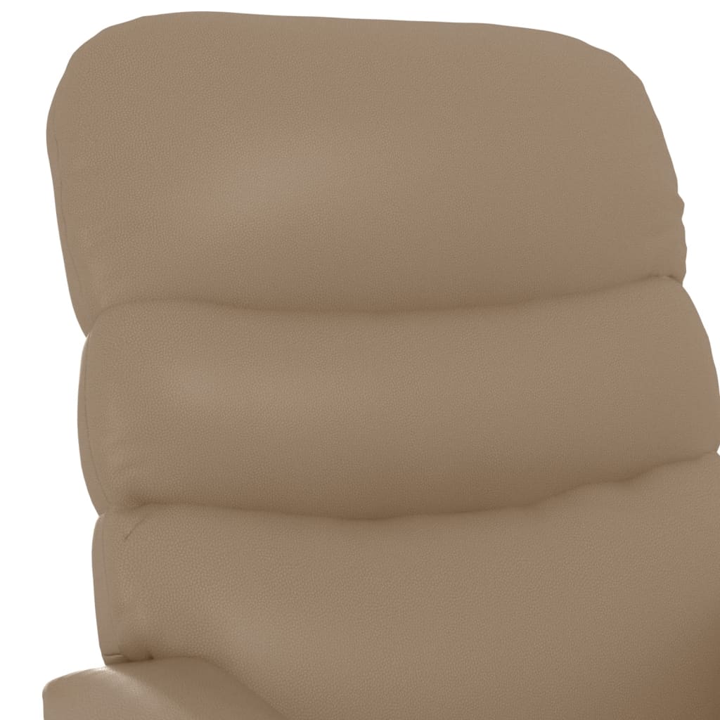 vidaXL Massagestoel kunstleer zwart