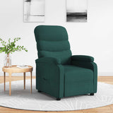 vidaXL Fauteuil verstelbaar stof lichtgrijs