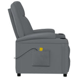 vidaXL Massage Chair Artificial Leather Black