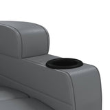 vidaXL Massage Chair Artificial Leather Black