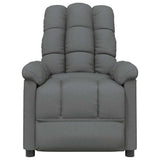 vidaXL Recliner Fabric Light Grey