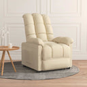 vidaXL Recliner Fabric Light Grey