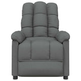 vidaXL Massagestoel stof lichtgrijs