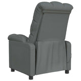 vidaXL Massagestoel stof lichtgrijs