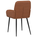 vidaXL Dining Chairs 4 pcs Faux Leather Black 57 x 50 x 85 cm