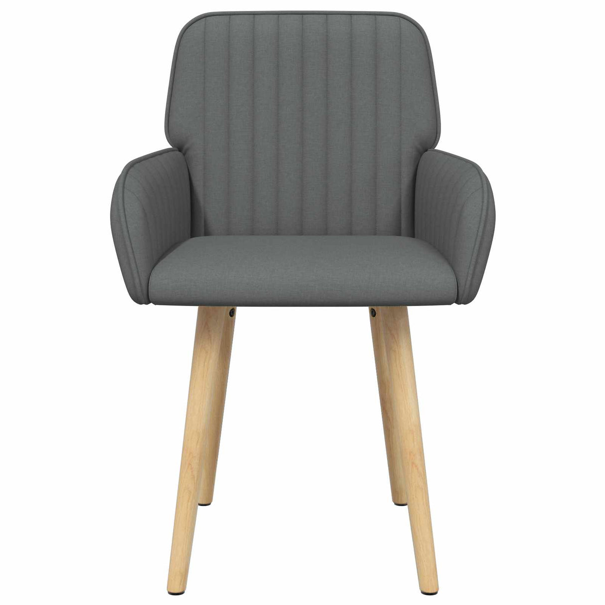 vidaXL Eetstoelen 4 pcs Stof Lichtgrijs 56,5 x 50 x 87,5 cm