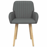 vidaXL Eetstoelen 4 pcs Stof Lichtgrijs 56,5 x 50 x 87,5 cm