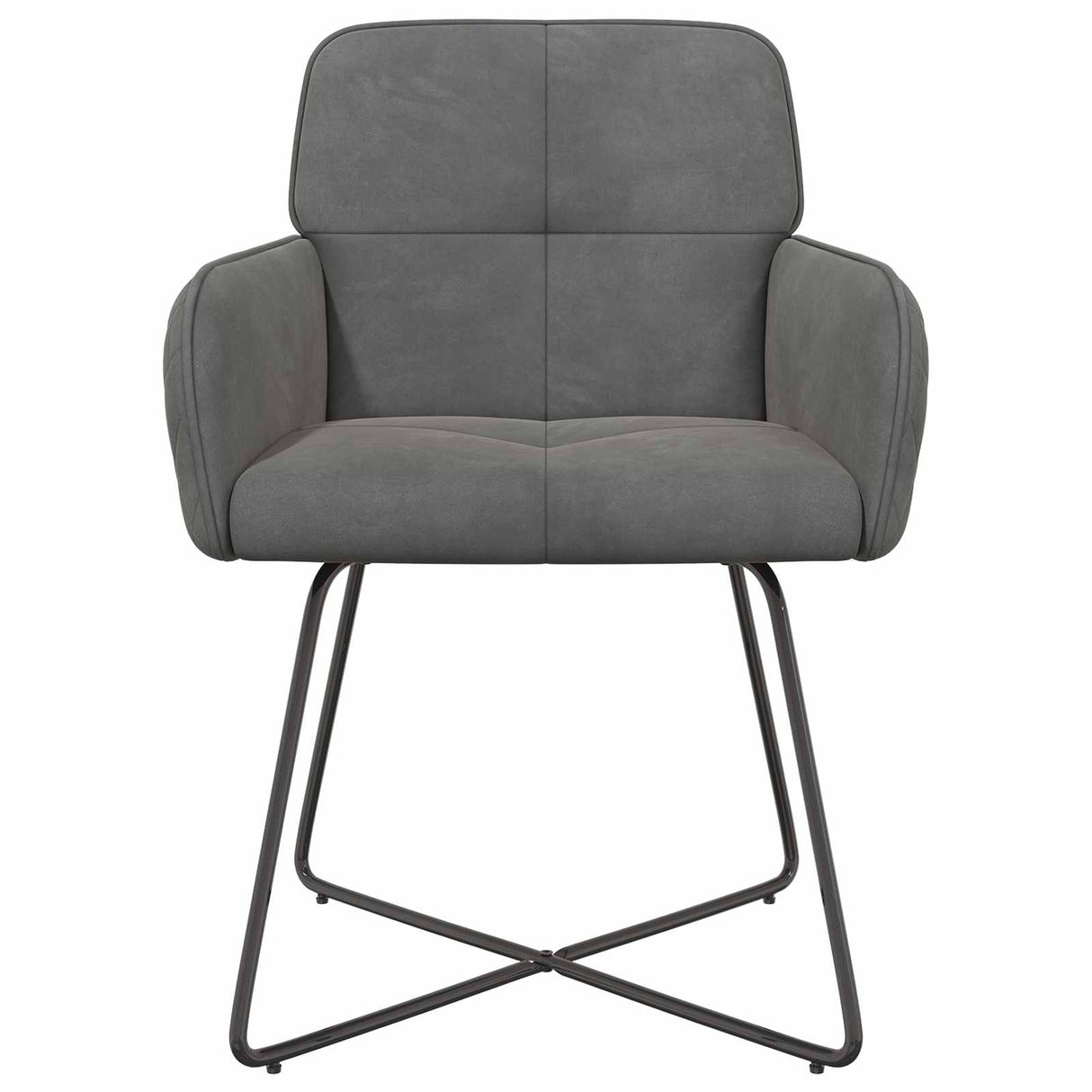 vidaXL Dining Chairs 4 pcs velvet Light Grey 59 x 56.5 x 86 cm