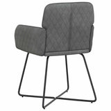 vidaXL Dining Chairs 4 pcs velvet Light Grey 59 x 56.5 x 86 cm