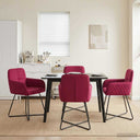 vidaXL Dining Chairs 4 pcs velvet Light Grey 59 x 56.5 x 86 cm