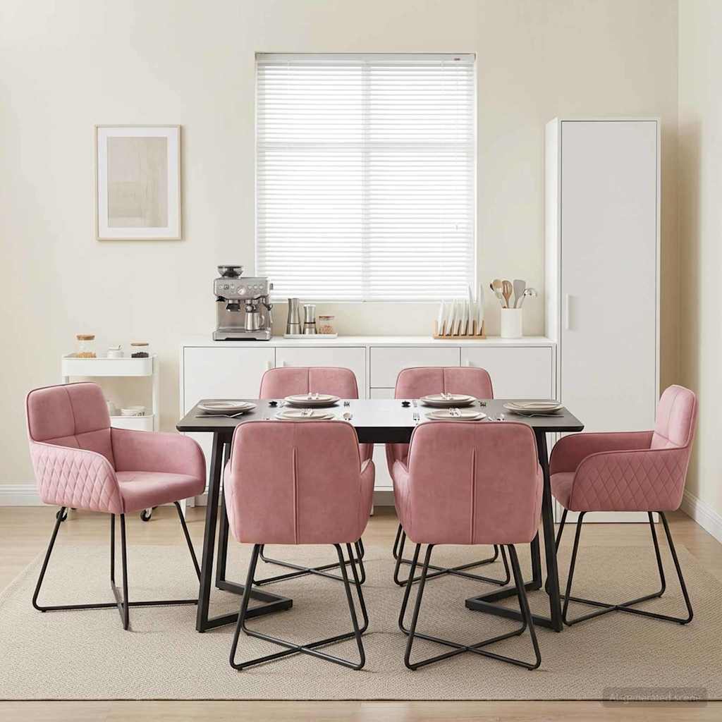 vidaXL Dining Chairs 4 pcs velvet Light Grey 59 x 56.5 x 86 cm