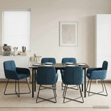 vidaXL Dining Chairs 4 pcs velvet Light Grey 59 x 56.5 x 86 cm