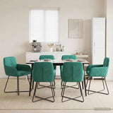 vidaXL Dining Chairs 4 pcs velvet Light Grey 59 x 56.5 x 86 cm