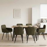 vidaXL Eetstoelen 4 pcs Kunst Suède Leer Bruin 59 x 56,5 x 85 cm
