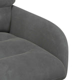 vidaXL Dining Chairs 4 pcs velvet Light grey 59 x 59.5 x 90 cm