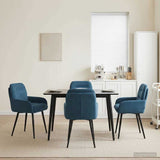 vidaXL Dining Chairs 4 pcs velvet Light grey 59 x 59.5 x 90 cm