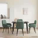 vidaXL Dining Chairs 4 pcs velvet Light grey 59 x 59.5 x 90 cm