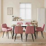 vidaXL Dining Chairs 4 pcs velvet Light grey 59 x 59.5 x 90 cm