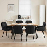vidaXL Dining Chairs 4 pcs velvet Light grey 59 x 59.5 x 90 cm