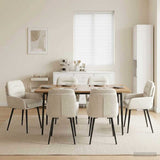 vidaXL Dining Chairs 4 pcs velvet Light grey 59 x 59.5 x 90 cm
