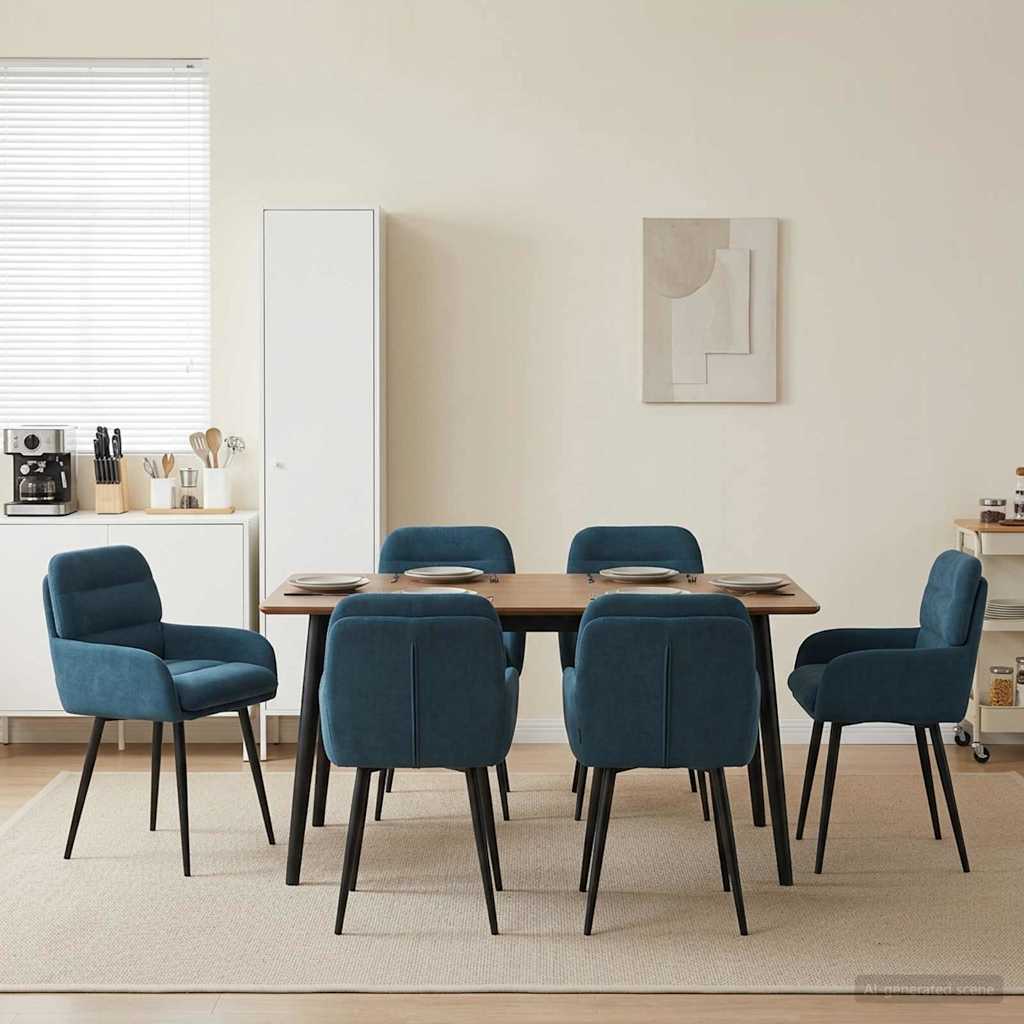 vidaXL Dining Chairs 4 pcs velvet Light grey 59 x 59.5 x 90 cm