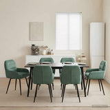vidaXL Dining Chairs 4 pcs velvet Light grey 59 x 59.5 x 90 cm