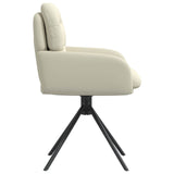 vidaXL Draaikrukken 4 pcs Kunstleer Zwart 59 x 59,5 x 90 cm