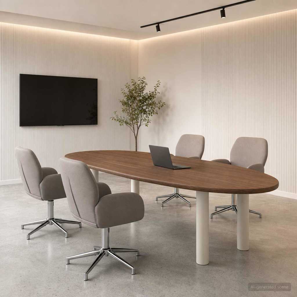 vidaXL Draaibureau stoelen 2 st 54 x 58 x 90 cm Lichtgrijs Stof