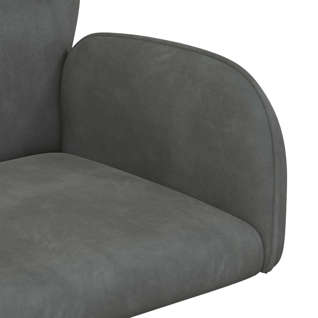 vidaXL Draaibureau stoelen 2 st 54 x 55 x 90 cm Lichtgrijs fluweel