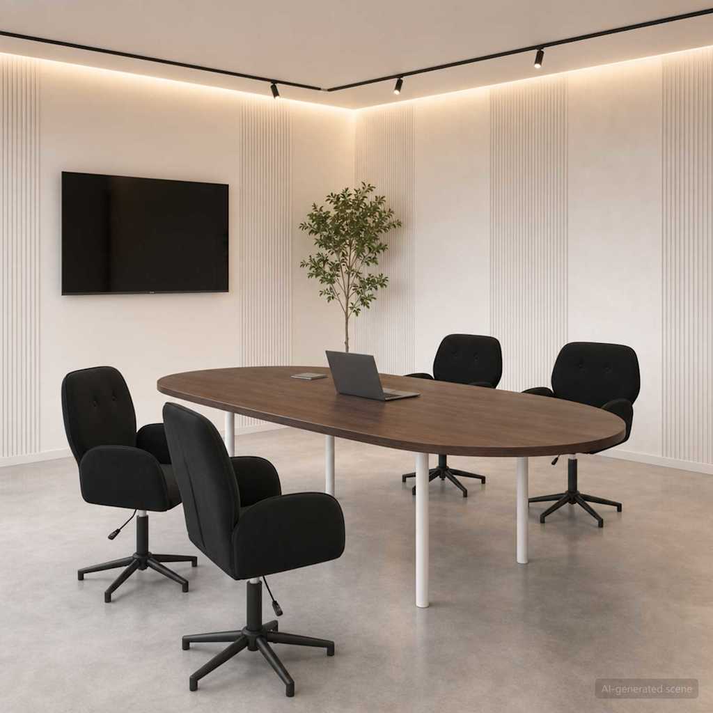 vidaXL Draaibureau stoelen 2 st 54 x 55 x 90 cm Lichtgrijs fluweel