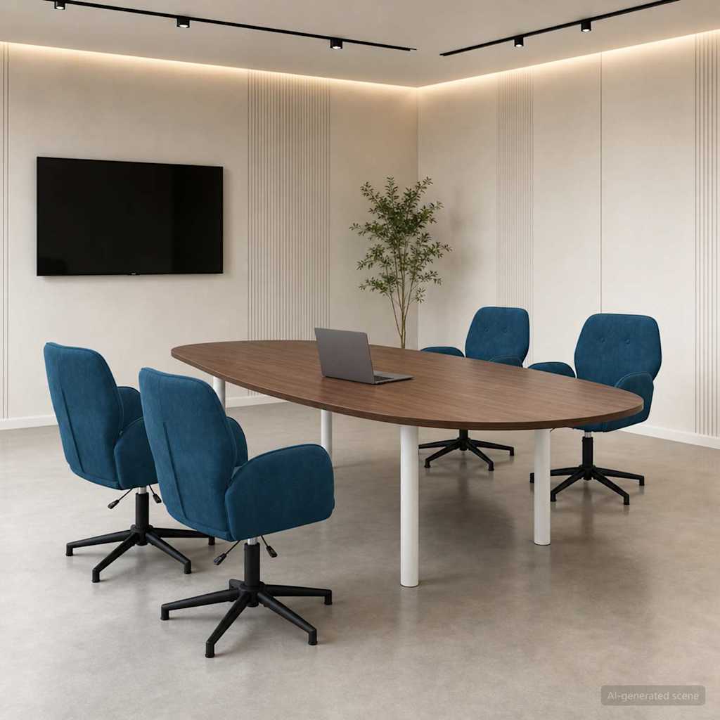 vidaXL Draaibureau stoelen 2 st 54 x 55 x 90 cm Lichtgrijs fluweel