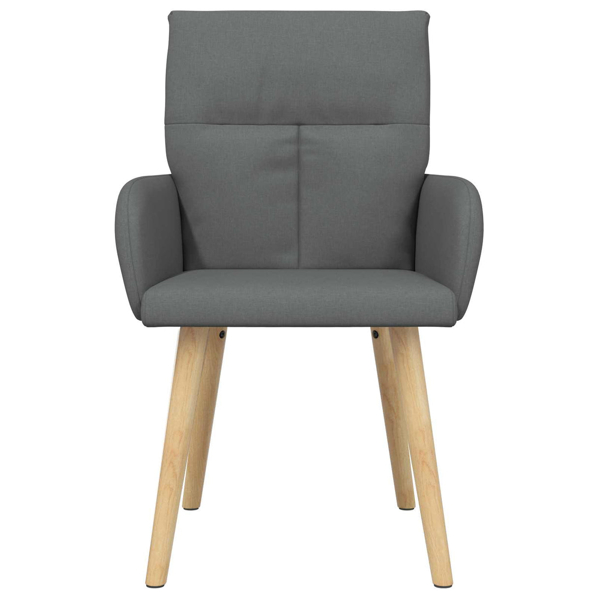 vidaXL Eetstoelen 4 pcs Stof Lichtgrijs 60 x 56 x 96 cm