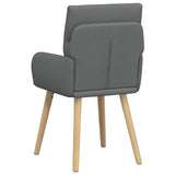 vidaXL Eetstoelen 4 pcs Stof Lichtgrijs 60 x 56 x 96 cm