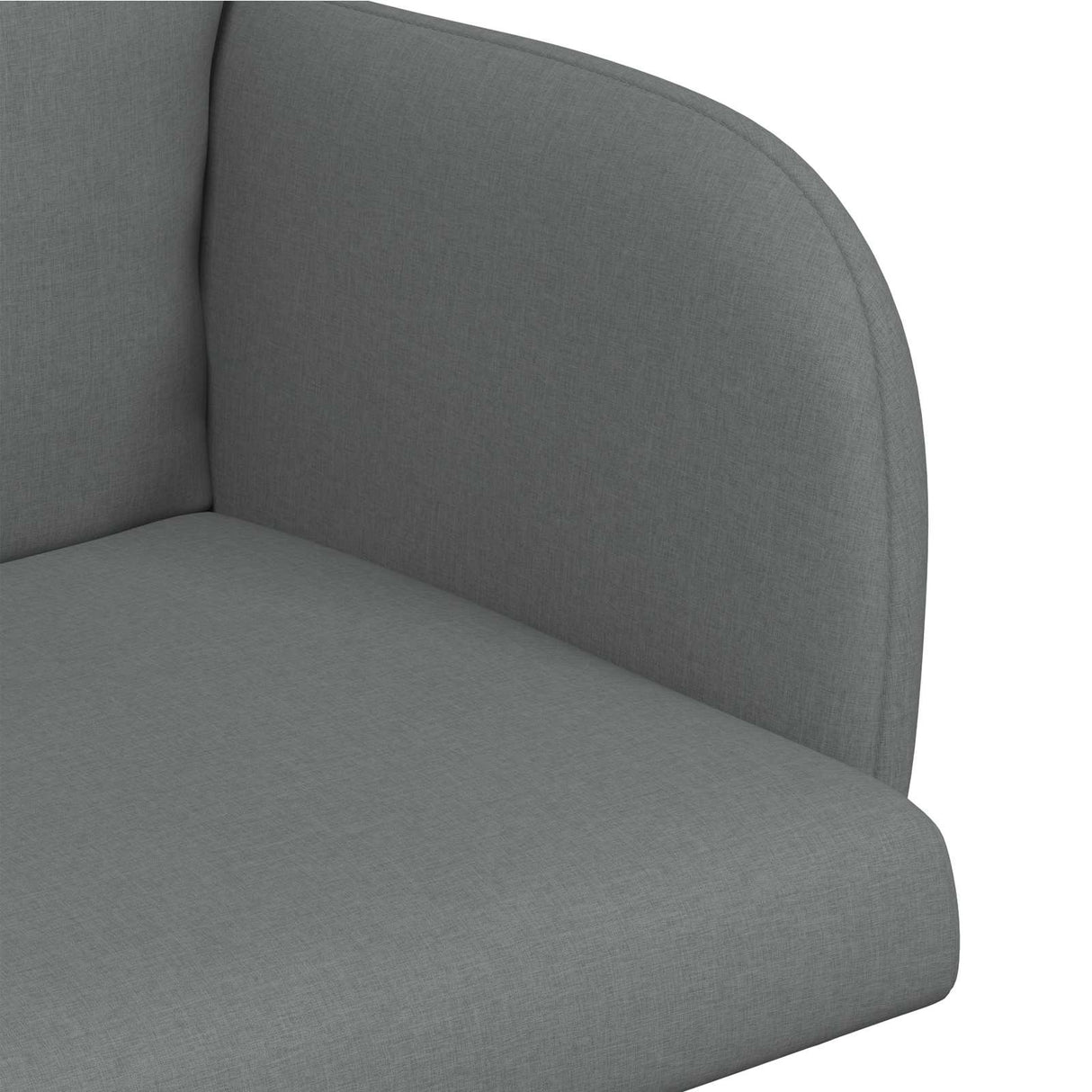 vidaXL Eetstoelen 4 pcs Stof Lichtgrijs 60 x 56 x 96 cm