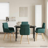 vidaXL Eetstoelen 4 pcs Stof Lichtgrijs 60 x 56 x 96 cm