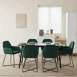 vidaXL Eetstoelen 4 pcs fluweel Lichtgrijs 55 x 50 x 84 cm