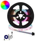 vidaXL LED strip 2 pcs Zwart en Transparant 3000 mm Koper en Plastic