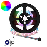 vidaXL LED strip 2 pcs Zwart en Transparant 3000 mm Koper en Plastic