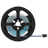 vidaXL LED strip 2 pcs Zwart en Transparant 3000 mm Koper en Plastic