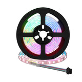 vidaXL LED strip 2 pcs Zwart en Transparant 3000 mm Koper en Plastic