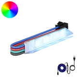 vidaXL LED strip 2 pcs Zwart en Wit 1745 mm Koper en Plastic