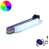vidaXL LED strip 2 pcs Zwart en Wit 1745 mm Koper en Plastic
