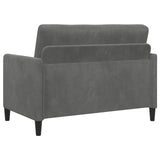 vidaXL Sofa Set with Storage 2 pc Light Gray Polyester