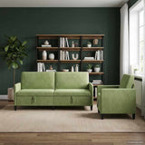 vidaXL Sofa Set with Storage 2 pc Light Gray Polyester