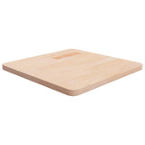 vidaXL Tafelblad vierkant 40x40x1,5 cm onbehandeld massief eikenhout