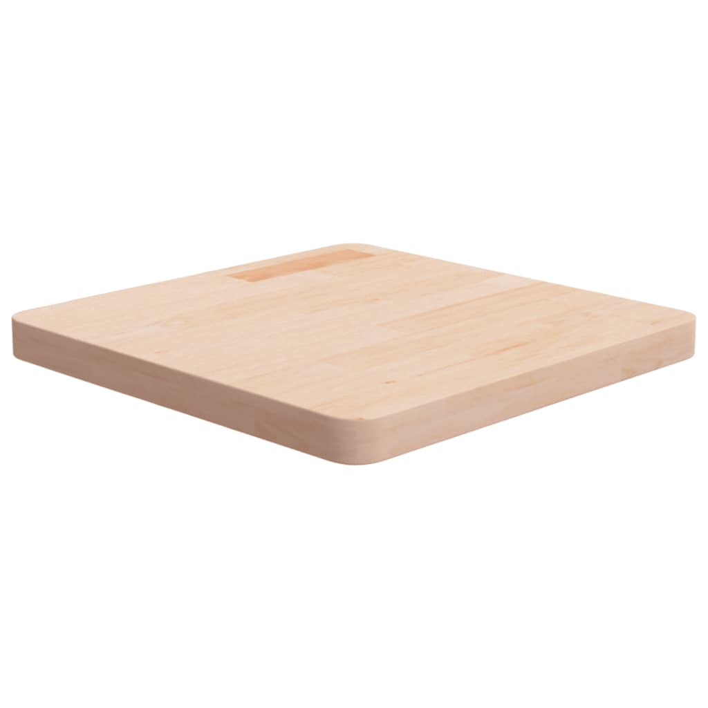vidaXL Tafelblad vierkant 40x40x1,5 cm onbehandeld massief eikenhout