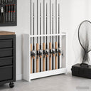 vidaXL Biljartkeu-stand Bewerkt hout 60 x 20 x 57 cm Wit
